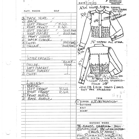 Anna Huling Cotton Jacket w/Wide Elastic Waist - Picture 8 of 13